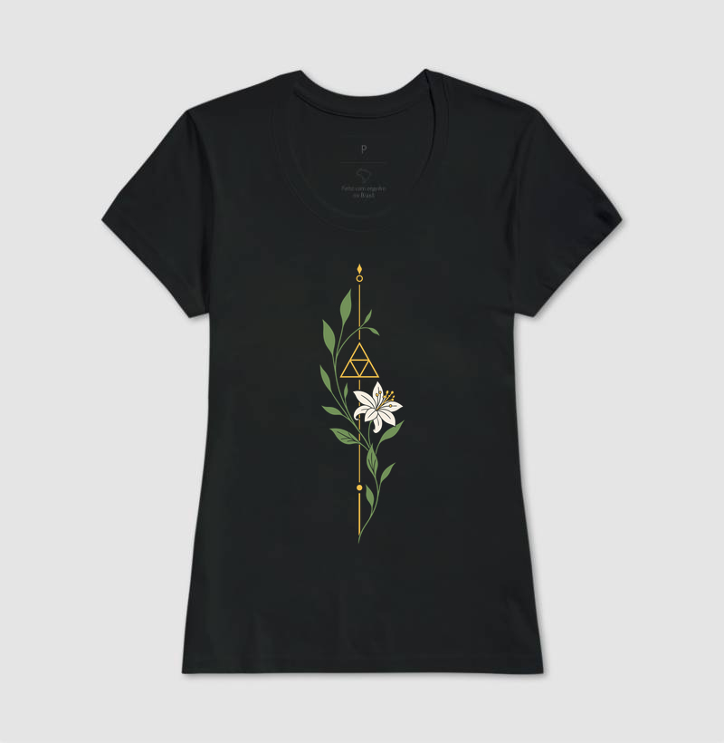 Pingente da Triforce – Flor e Folhagem - Imagem 3