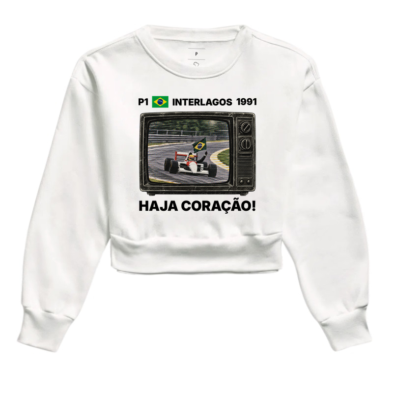 Domingo de Corrida – Camiseta Retrô TV Anos 90 Automobilismo - Imagem 3