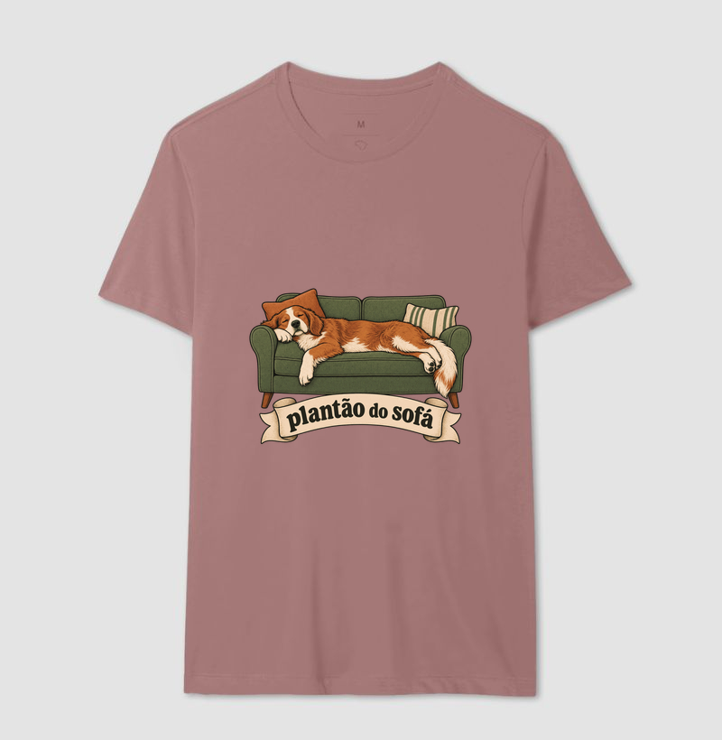 Camiseta Cachorro Sofá "plantão do sofá" | Pelo & Pano - Imagem 16