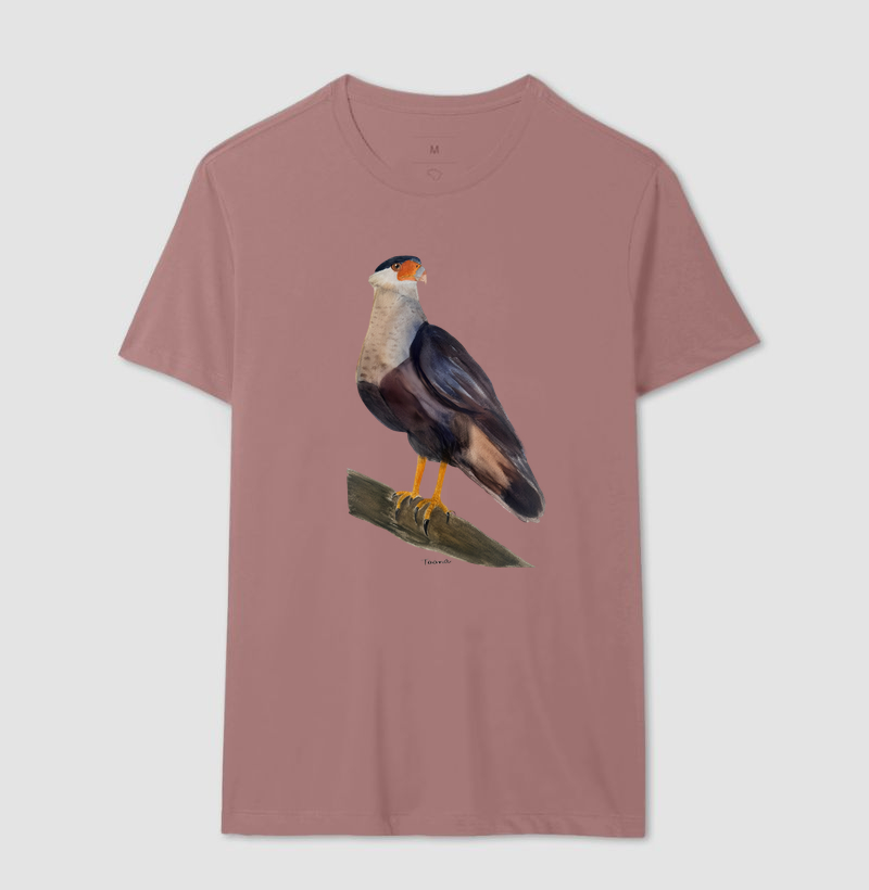 Camiseta Carcará – Aves do Brasil - Imagem 13