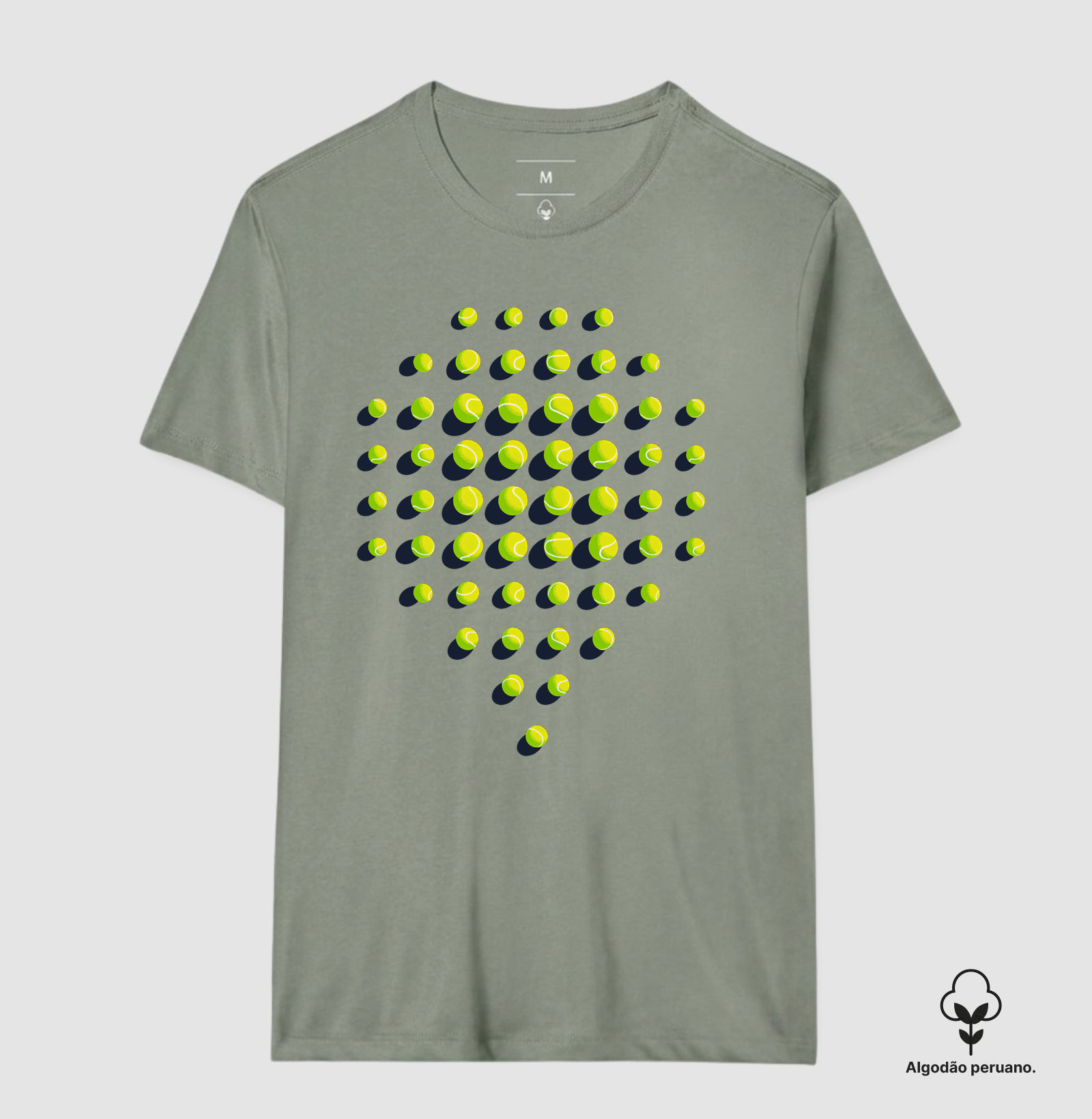 Camiseta Padel Raquete de Bolinhas - Imagem 9