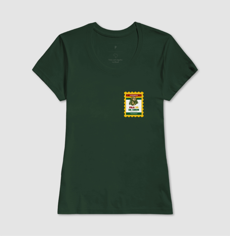 Camiseta Selo Fala só de amor. Coleção Reggae.  Masculino e feminino. Algodão Premium. - Imagem 11
