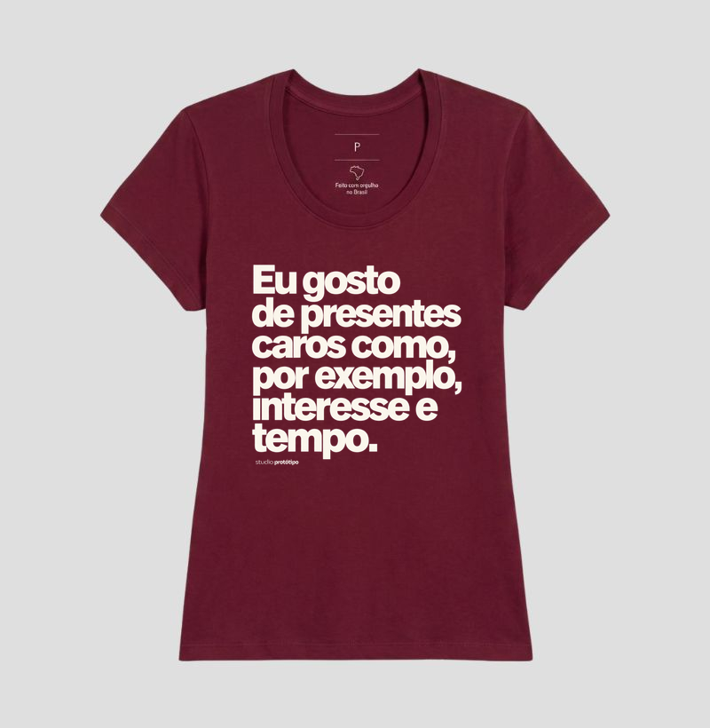 Eu Gosto de Presentes Caros (estampa G) - Imagem 19