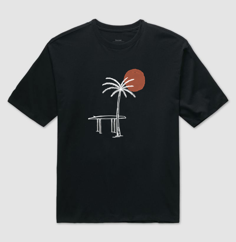 Cavalete na Areia oversized preta - Imagem 2