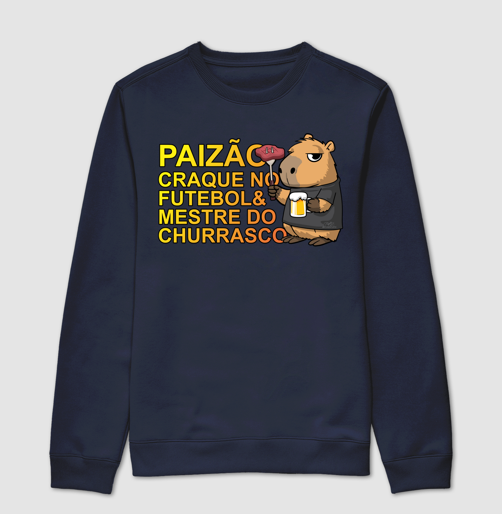 Camiseta Capivara Pai Churrasco - Imagem 5