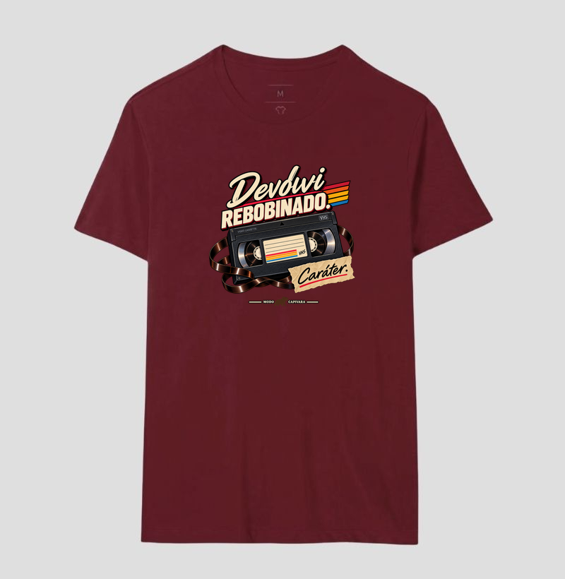 DEVOLVI REBOBINADO - Modo capivara - Camiseta - Imagem 18