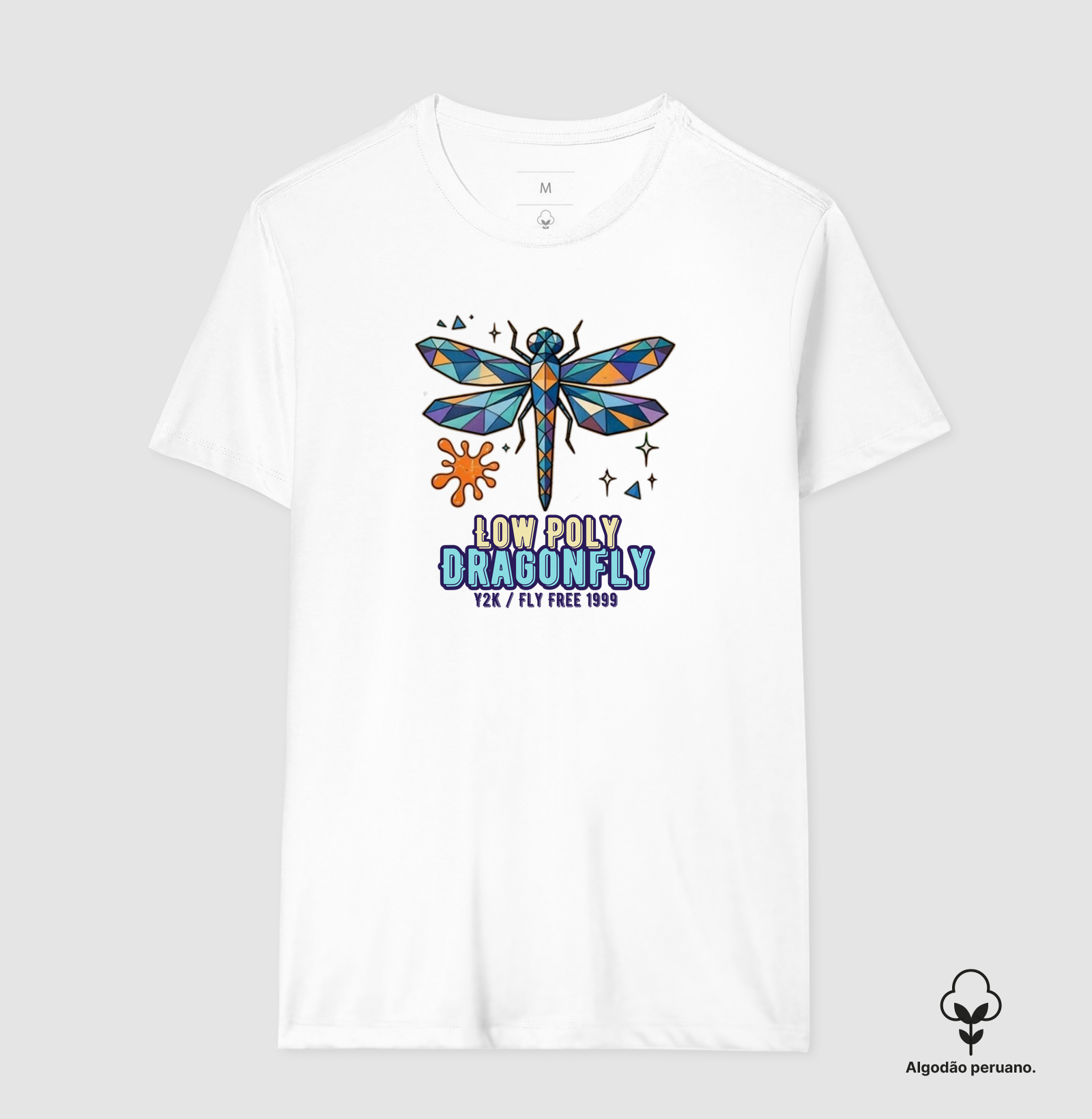 Camiseta Y2K Low Poly Dragonfly - Imagem 2