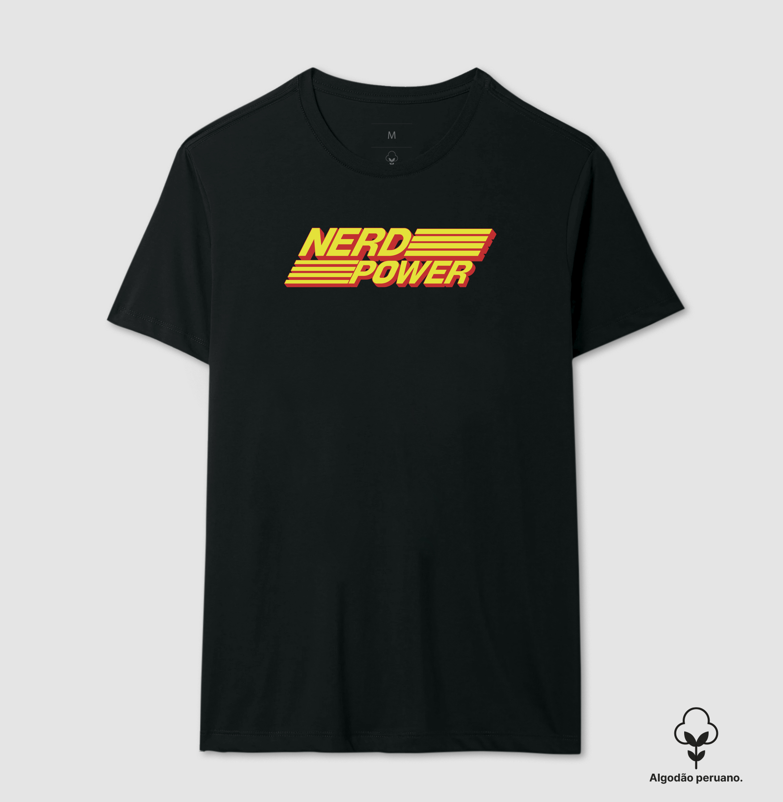 Camiseta Algodão Peruano Nerd Power - Imagem 3