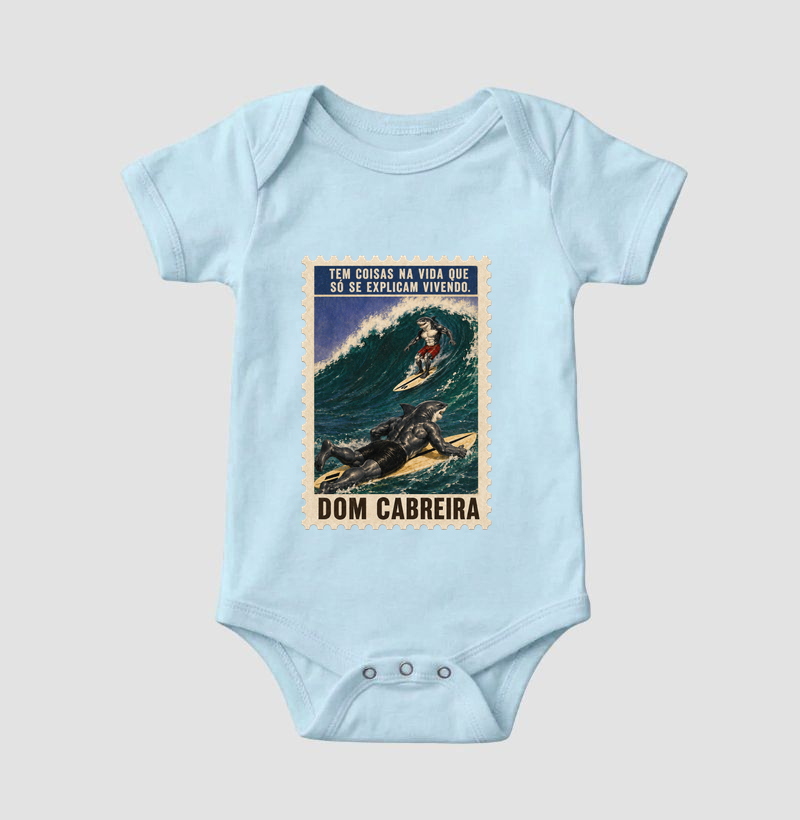 Body Infantil Selo Vivendo a Vida do Surfe - Imagem 7