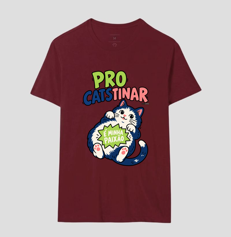 Camiseta Procatstinar É Minha Paixão - Imagem 18