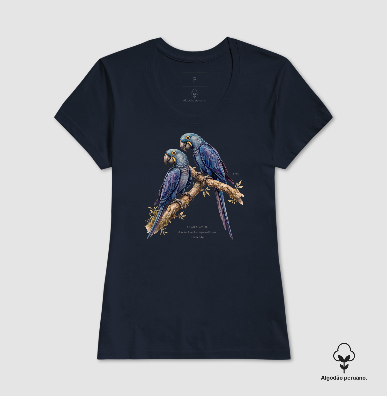 Naturalistas - Arara-azul - Algodão Peruano - Imagem 9
