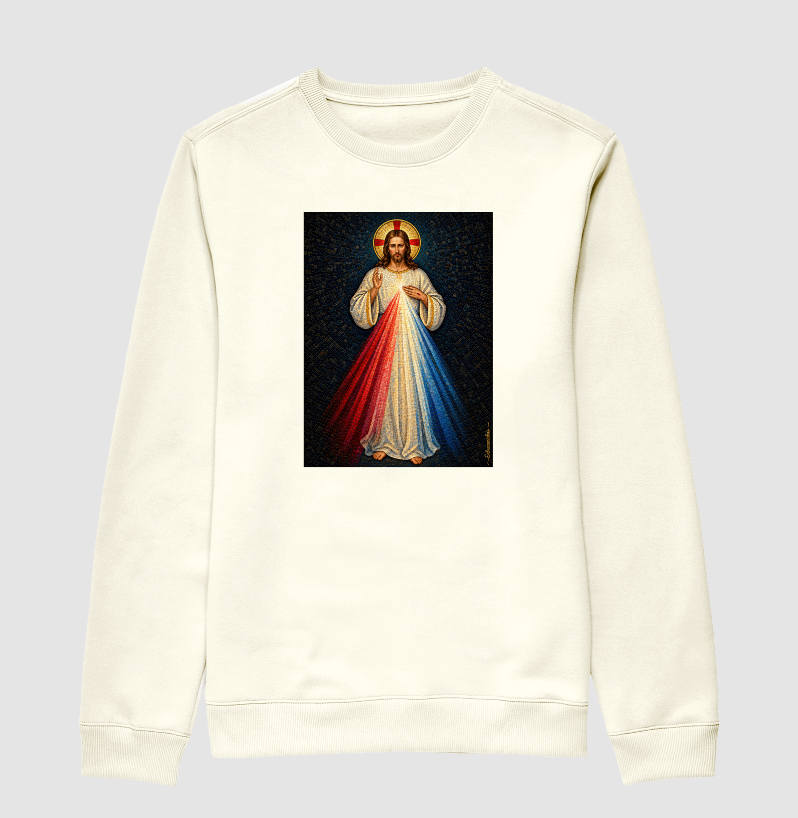 Jesus Misericordioso – Mosaico Sagrado - Imagem 2