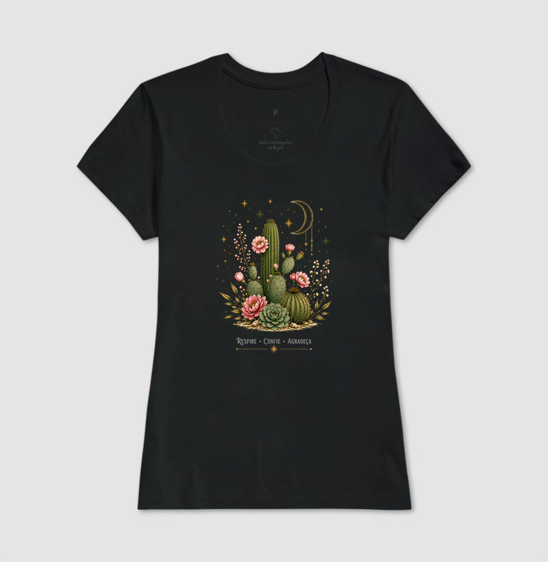 Camiseta Flor no deserto - Imagem 3