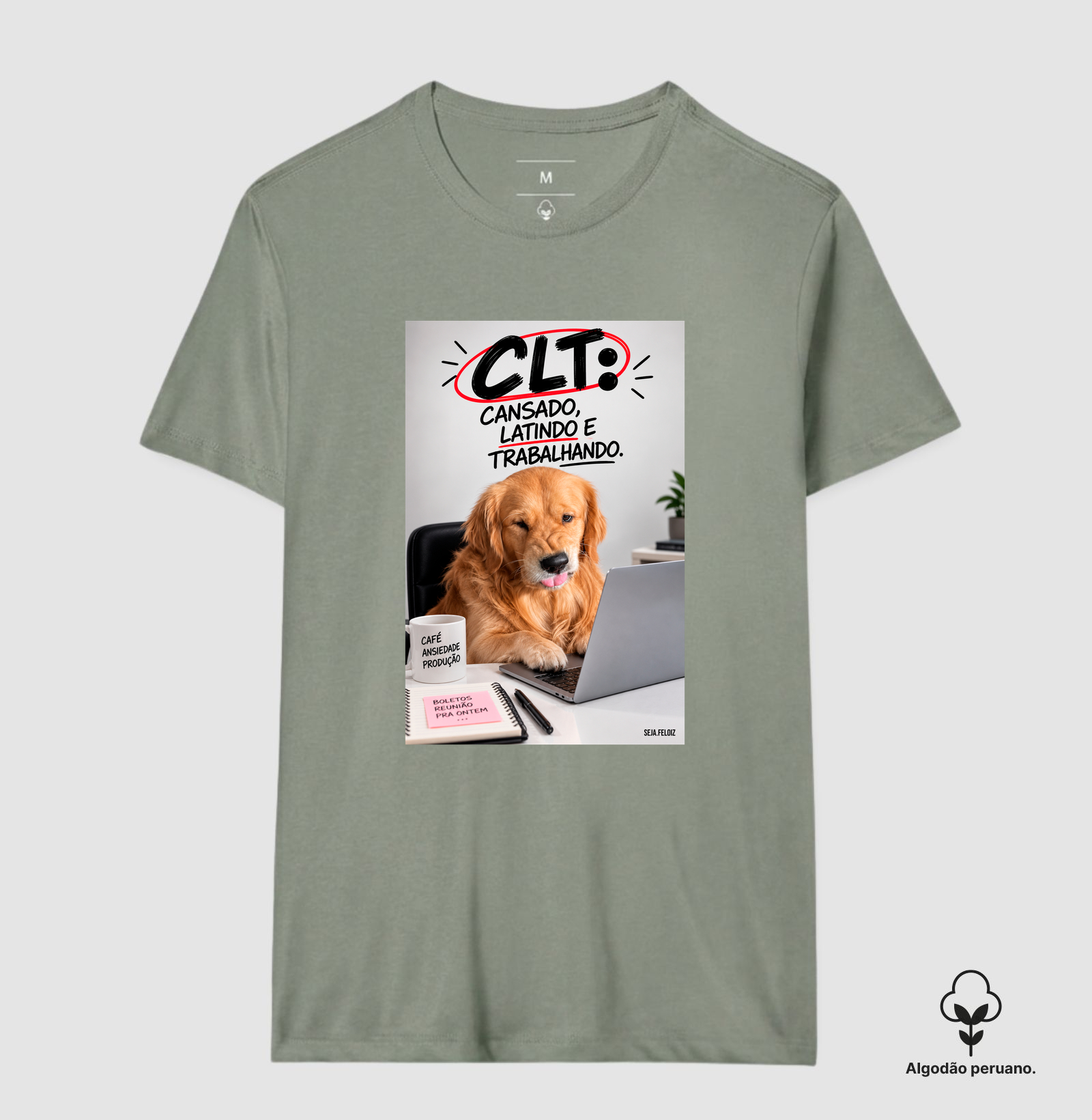 🐶💻 CLT — Cansado, Latindo e Trabalhando! | Golden Retriever Edition ☕🐾 - Imagem 3