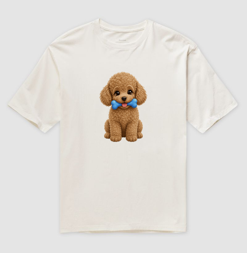 Poodle Marrom - Desenho Infantil - Imagem 4