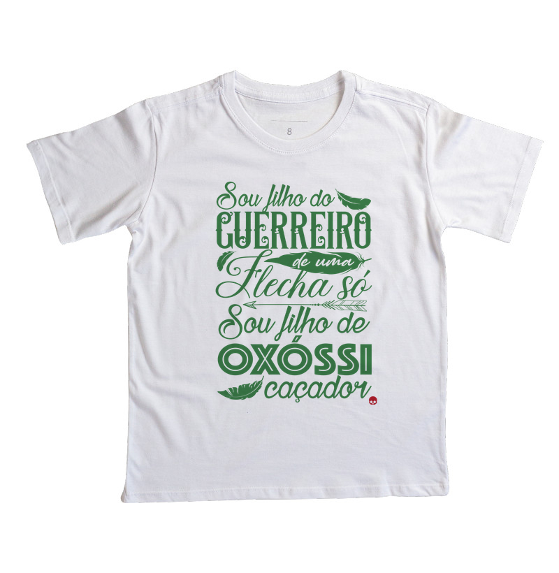Camiseta Umbanda Oxóssi - Sou filho de um Guerreiro - Imagem 2