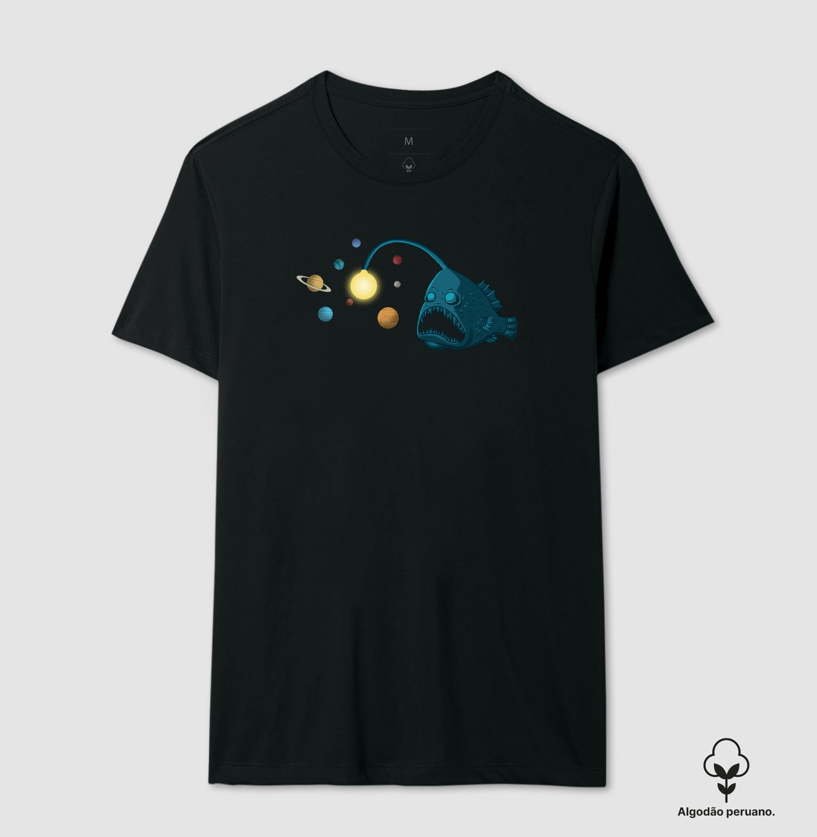 Camiseta Algodão Peruano Armadilha Espacial - Imagem 2