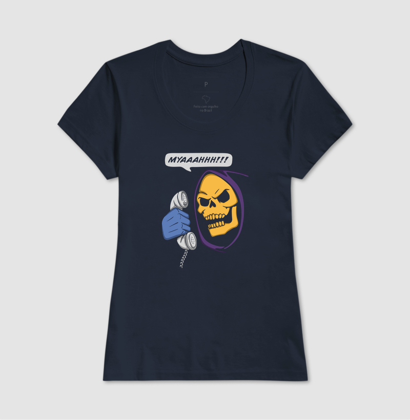 Camiseta Myah Phone Skeletor - Imagem 5