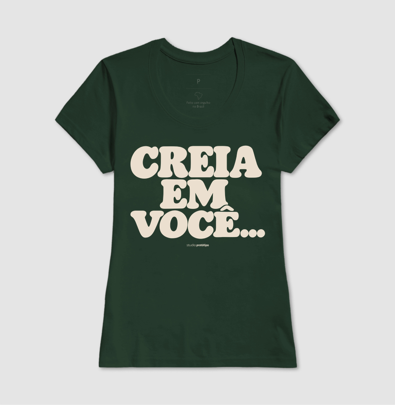 Camiseta Creia em Você (estampa G) - Imagem 13