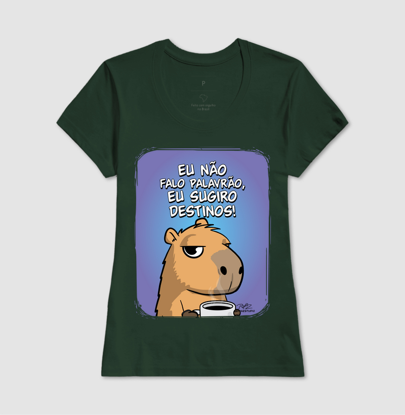 Camiseta Capivara Sugiro Destinos - Imagem 13