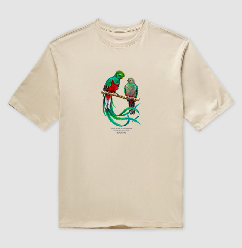 Traços Alados - Quetzal-resplandescente - Oversized - Imagem 5