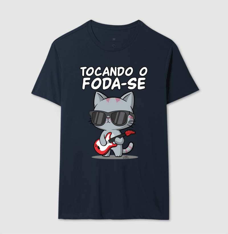 Camiseta Gato Sincero Tocando - Imagem 6