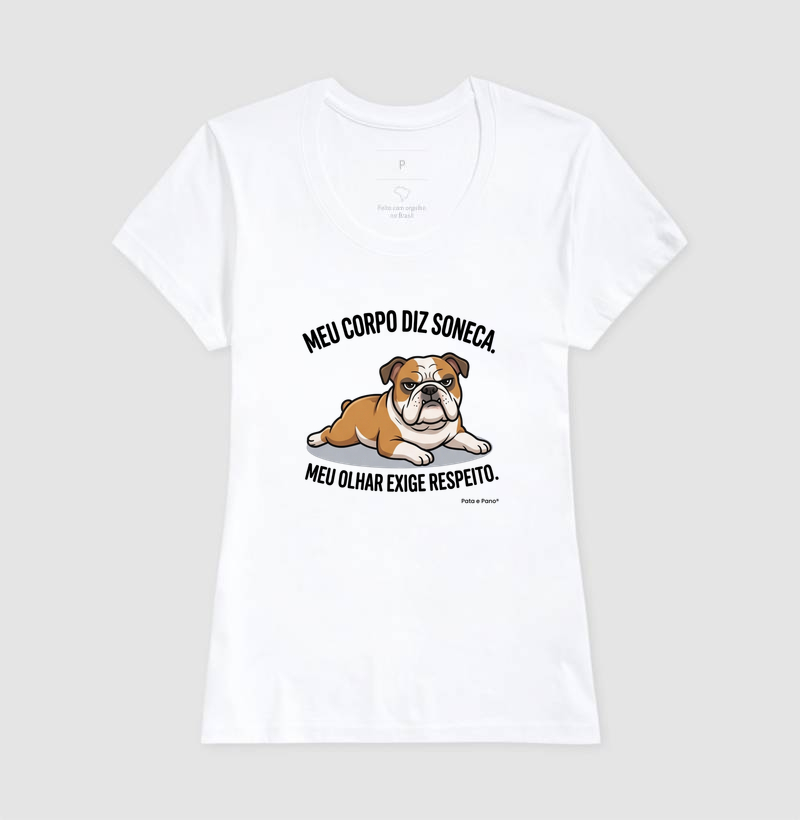 CAMISETA BULLDOGUE INGLÊS OLHAR - Imagem 5
