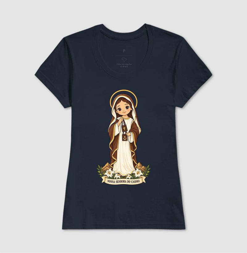 Nossa Senhora do Carmo estilo chibi - Imagem 7