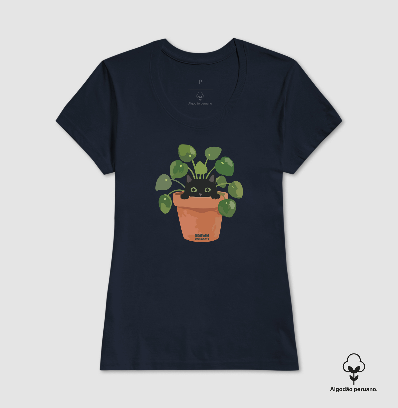 Gato preto dentro do vaso de planta - Imagem 3