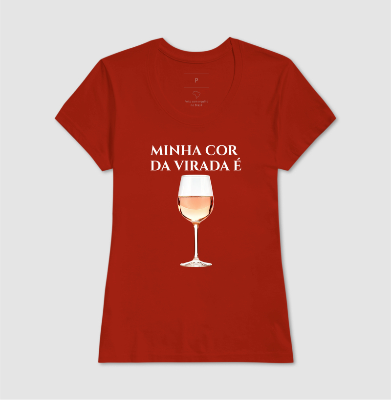 Camiseta Cor da Virada – Rosé - Imagem 9