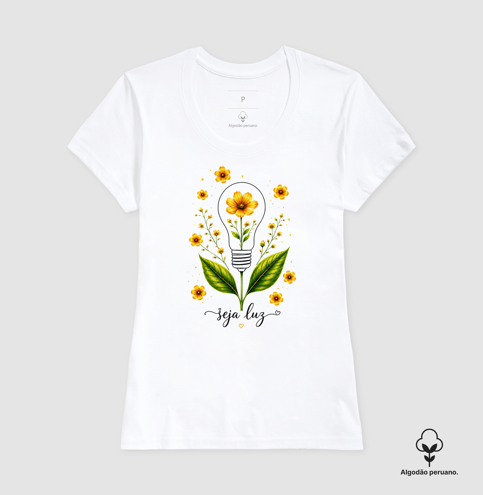 Camiseta Seja Luz - Imagem 6
