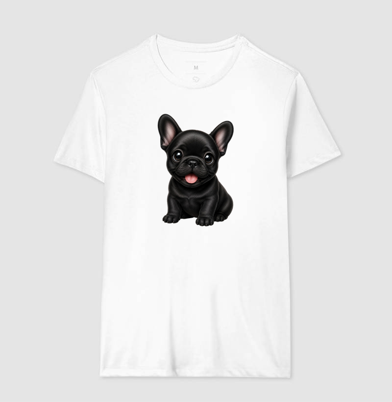 Bulldog (Buldogue) Francês Preto - Desenho Animado - Imagem 4