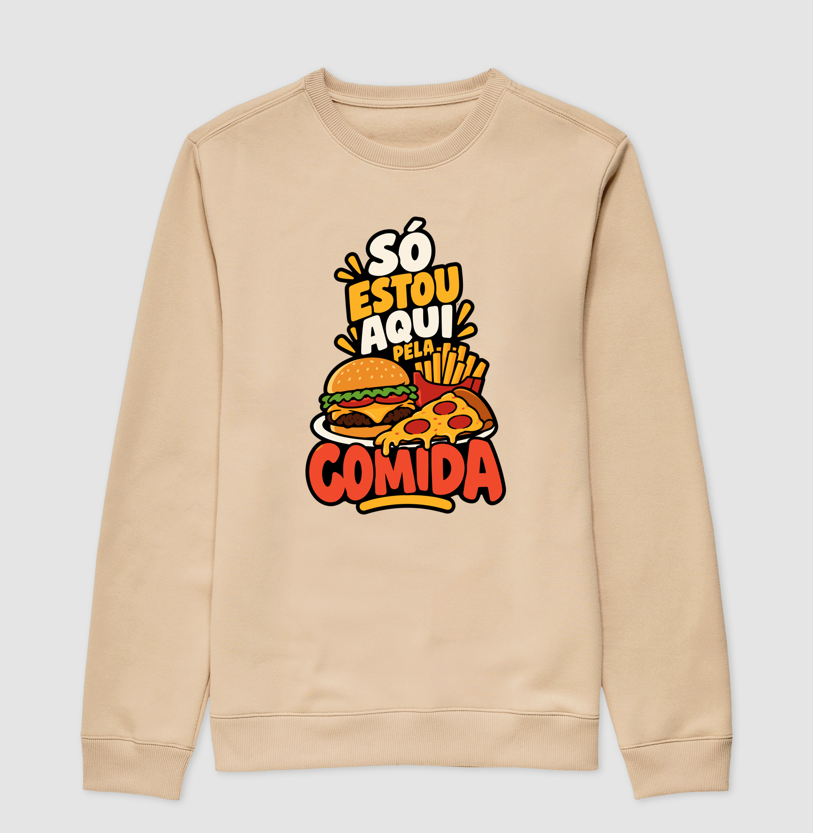 Só Estou Aqui pela Comida – Hambúrguer e Pizza - Imagem 3