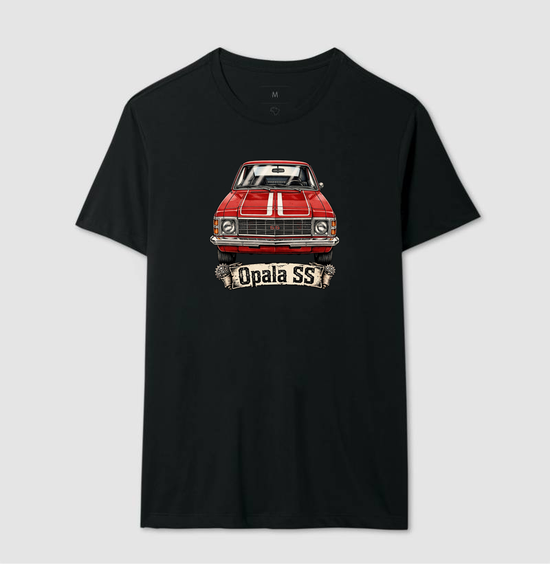 Opala SS - Vermelho com Faixas Brancas - Chevrolet Clássico Vintage - Imagem 2