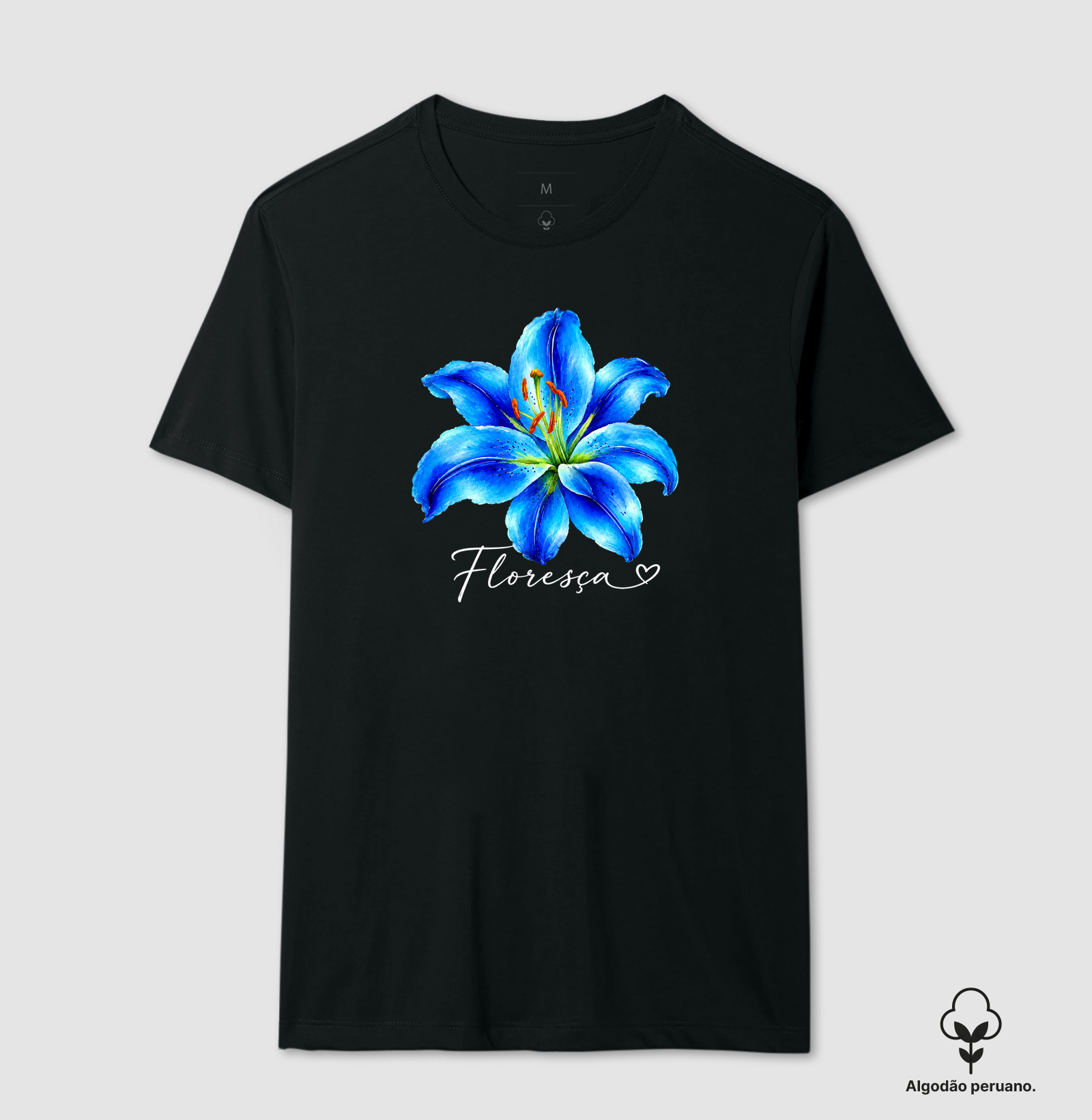 Camiseta Floresça Blue - Imagem 3