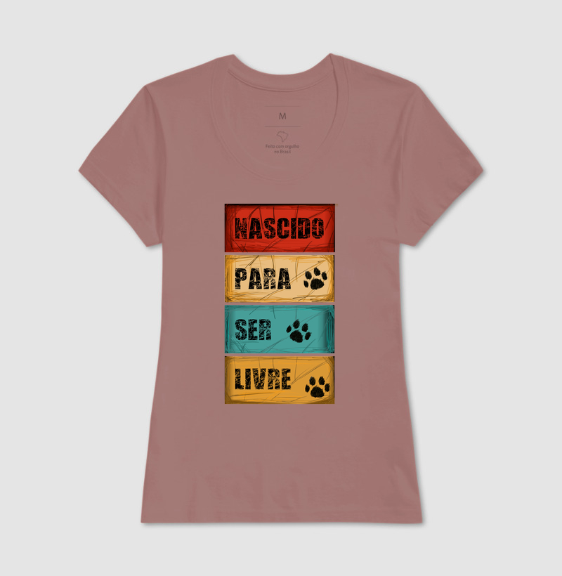 Camiseta Nascido para Ser Livre - Imagem 20
