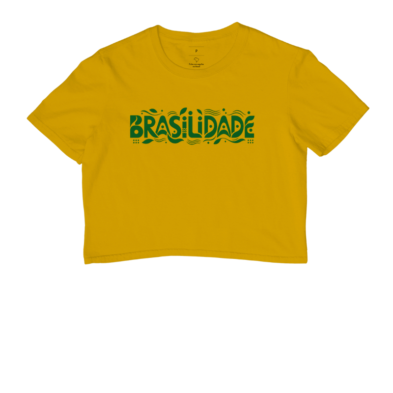 Cropped Brasilidade Algodão Premium