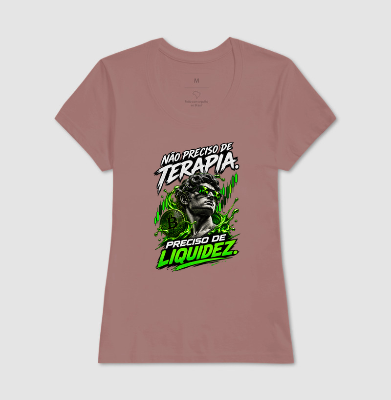 Camiseta Bitcoin Não Preciso de Terapia, Preciso de Liquidez - Imagem 19
