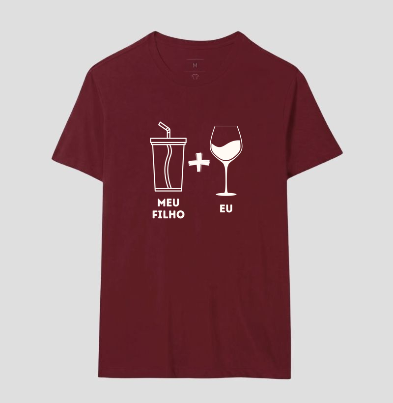 Camiseta Vinho - Meu Filho e Eu - Imagem 17
