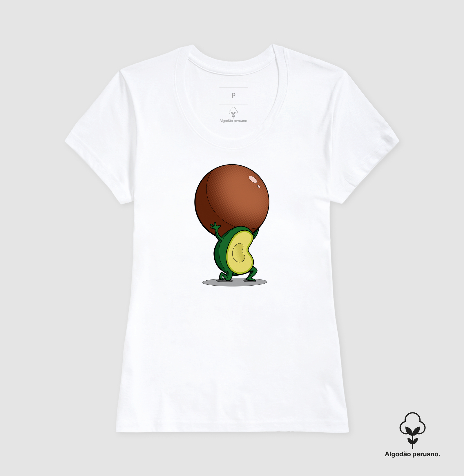Camiseta Algodão Peruano Abacatlas - Imagem 3