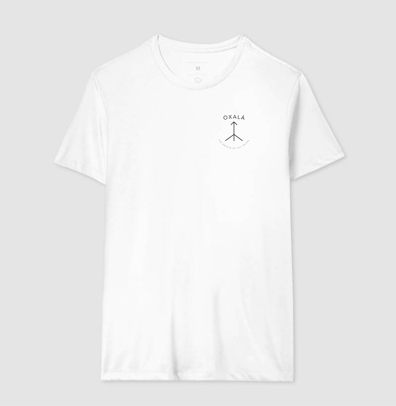 Camiseta Oxalá Umbanda Minimalista Estampa Escura – Eleda - Imagem 2
