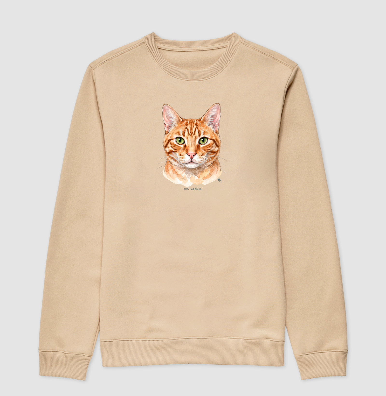 Gatos - SRD Laranja - Moletom Suéter - Imagem 5