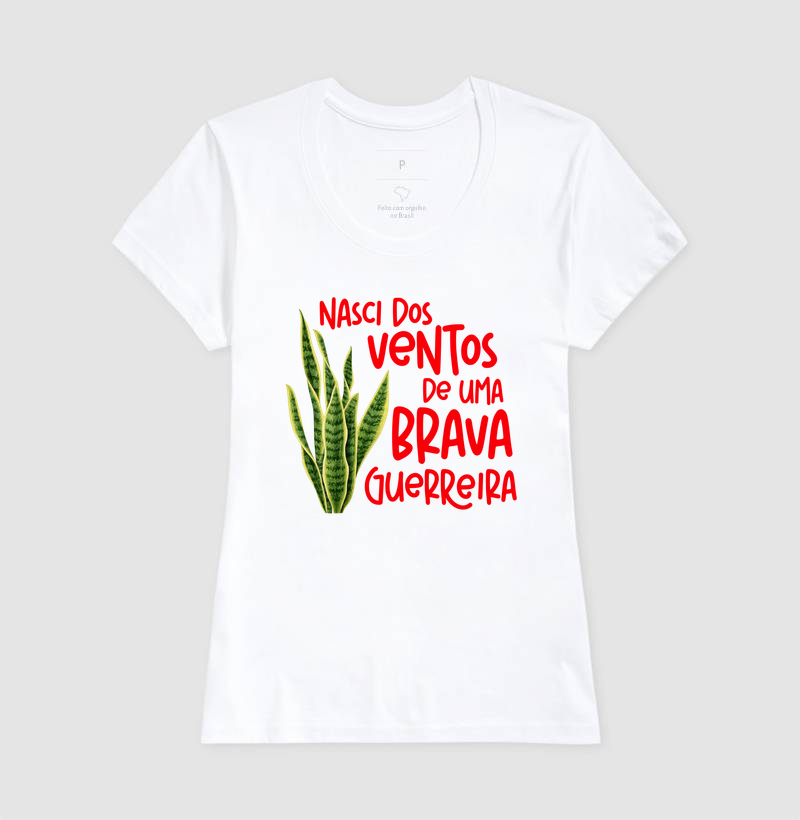 Camiseta - Nasci dos ventos de uma brava guerreira - Imagem 6