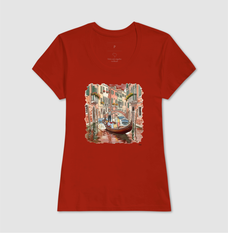 Camiseta Algodão Premium - Passeio de Gôndola  - Imagem 11