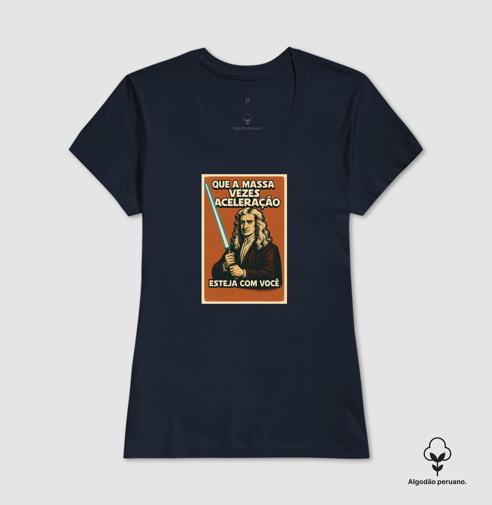 Camiseta Algodão Peruano May the Force Be With You - Imagem 7