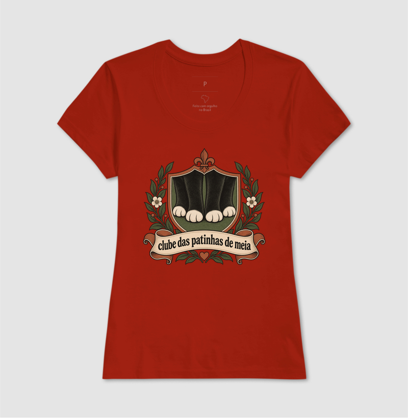 Camiseta Gato Preto "clube das patinhas de meia" | Pelo & Pano - Imagem 11