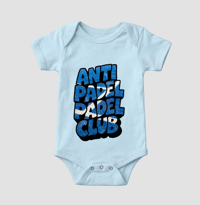 Camiseta Anti Padel Padel Club Quadra Azul - Imagem 4