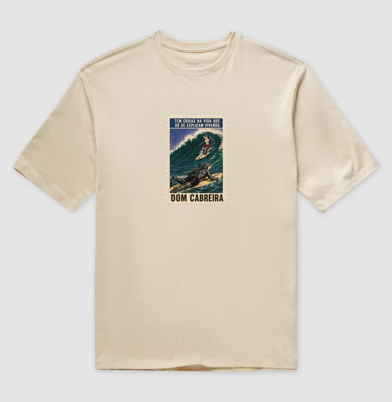 Camiseta Oversized Selo Vivendo a Vida do Surfe  - Imagem 3