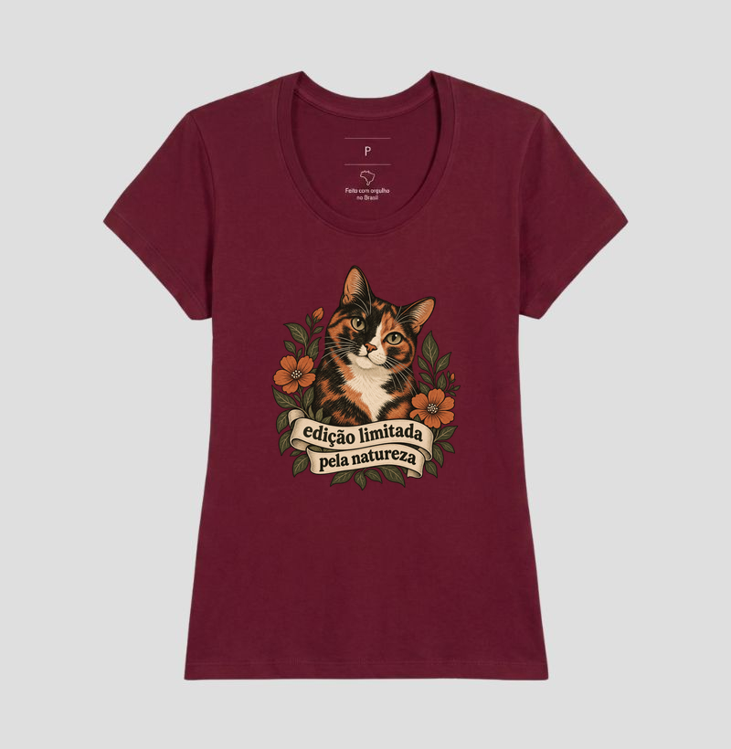Camiseta Gata Tricolor "edição limitada pela natureza" | Pelo & Pano - Imagem 19
