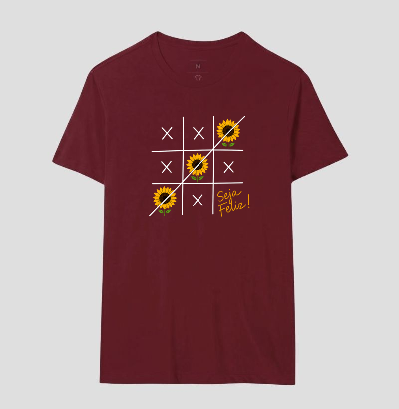 Camiseta Seja Feliz Girassol - Imagem 18